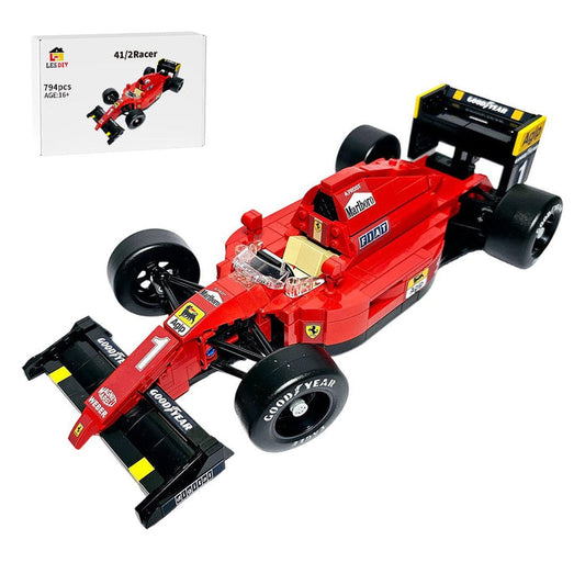 MOC - 216419 - Ferarri 641/2 F1 - 90 Klemmbausteine - LesDiy - Klemmbausteine