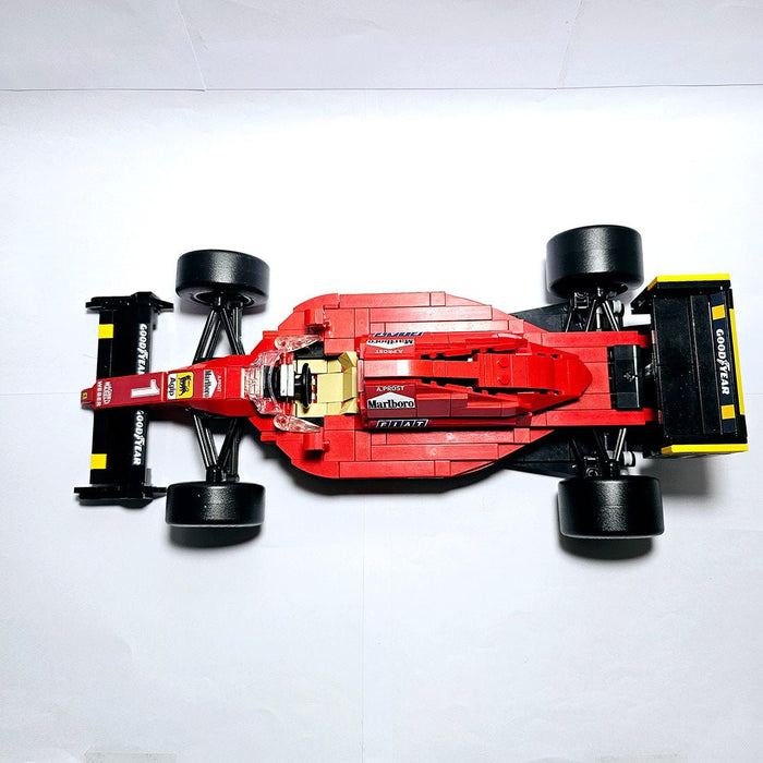 MOC - 216419 - Ferarri 641/2 F1 - 90 Klemmbausteine - LesDiy - Klemmbausteine