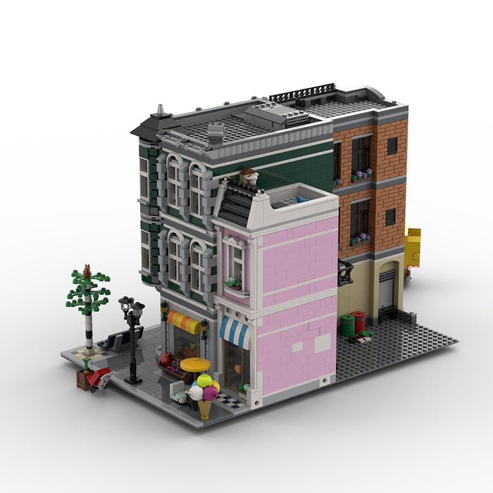 MOC - 226380 Main Street Klemmbausteine - LesDiy - Klemmbausteine