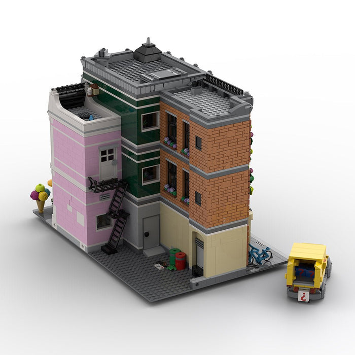 MOC - 226380 Main Street Klemmbausteine - LesDiy - Klemmbausteine