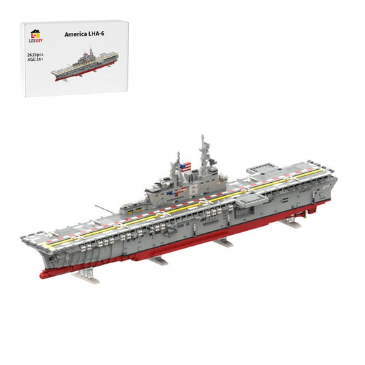 MOC - 231557 USS America LHA - 6 Klemmbausteine - LesDiy - Klemmbausteine