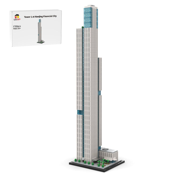 MOC - 241968 Tower 1 at Nanjing Financial City II 1:800 Klemmbausteine - LesDiy - Klemmbausteine