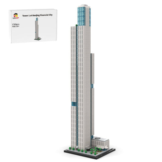 MOC - 241968 Tower 1 at Nanjing Financial City II 1:800 Klemmbausteine - LesDiy - Klemmbausteine