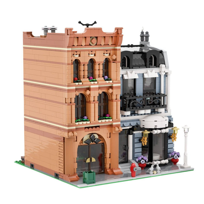 MOC - 244323 Shopping Street Klemmbausteine - LesDiy - Klemmbausteine