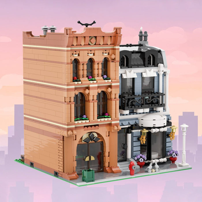 MOC - 244323 Shopping Street Klemmbausteine - LesDiy - Klemmbausteine