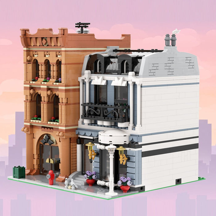 MOC - 244323 Shopping Street Klemmbausteine - LesDiy - Klemmbausteine
