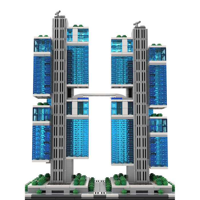 MOC - 244414 DJI Sky City 1:800 Scale Klemmbausteine - LesDiy - Klemmbausteine