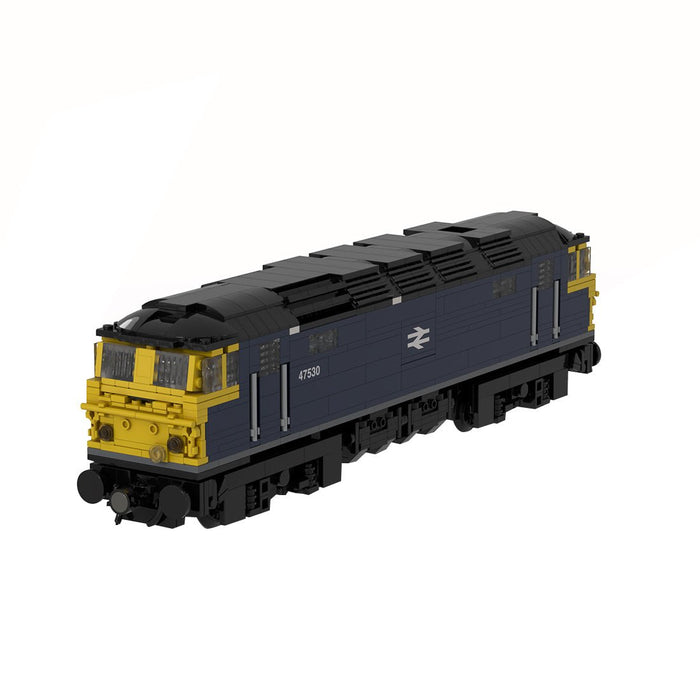 MOC - 246227 Class 47 BR Blue Livery | 8 stud Width | Power Functions Klemmbausteine - LesDiy - Klemmbausteine