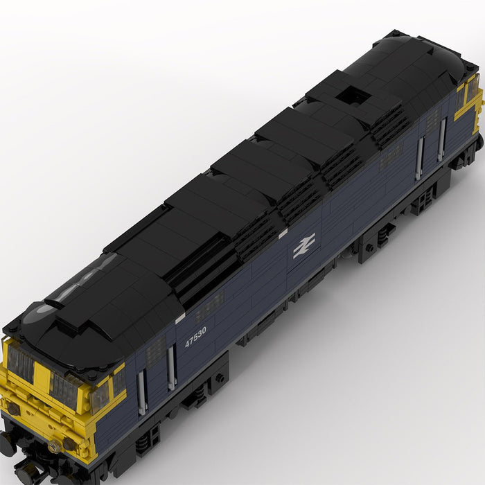 MOC - 246227 Class 47 BR Blue Livery | 8 stud Width | Power Functions Klemmbausteine - LesDiy - Klemmbausteine