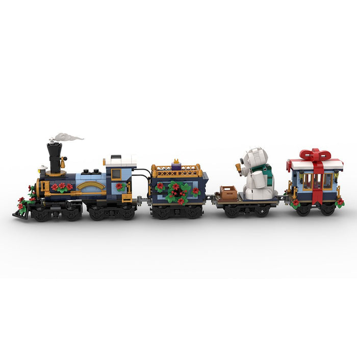 MOC-249783 Holiday Express Train Klemmbausteine-LesDiy-Klemmbausteine