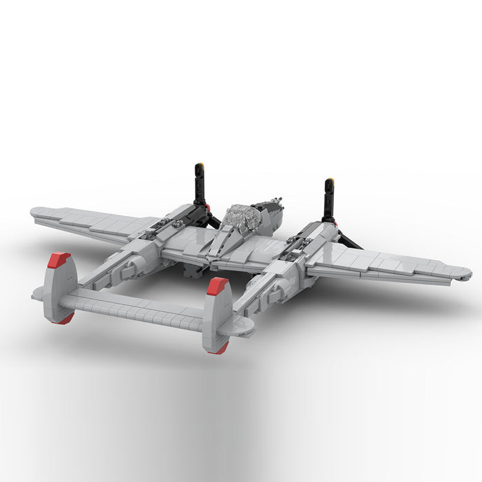 MOC - 251662 P - 38L Lightning 1:35 scale model Klemmbausteine - LesDiy - Klemmbausteine