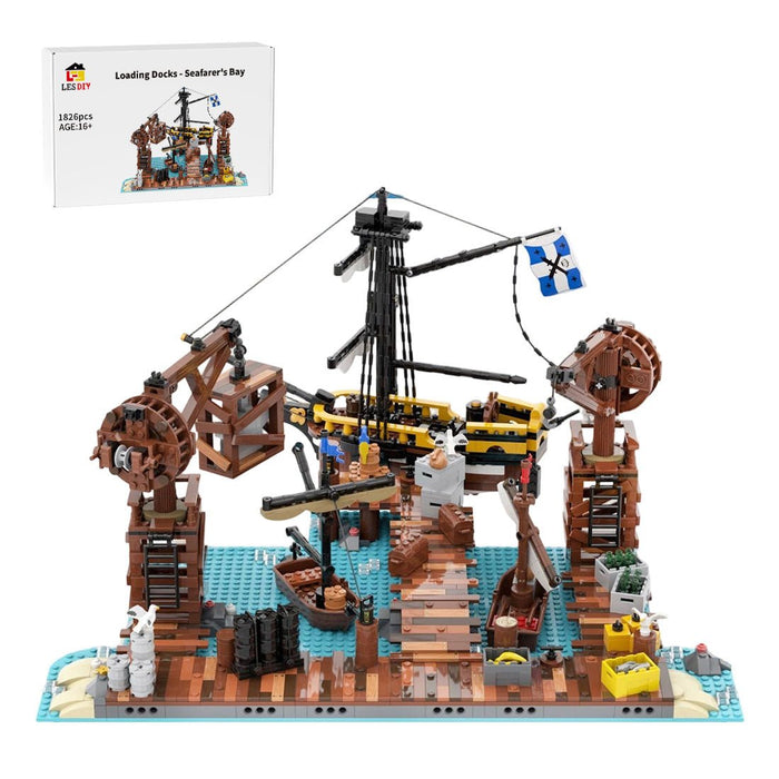 MOC - 252314 Loading Docks - Seafarer's Bay Klemmbausteine - LesDiy - Klemmbausteine