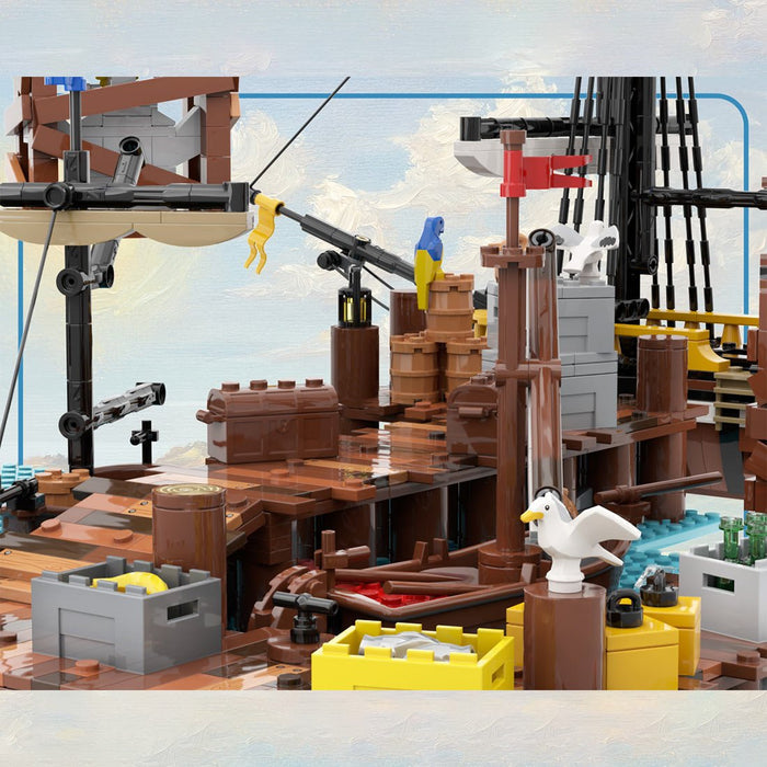 MOC - 252314 Loading Docks - Seafarer's Bay Klemmbausteine - LesDiy - Klemmbausteine