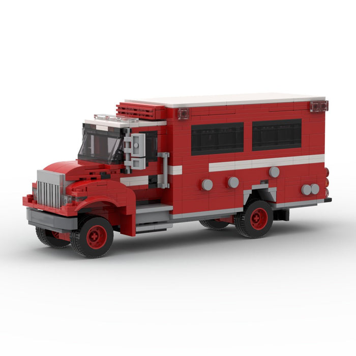 MOC - 252487 - 2021 BME Intl. Crew Carrier CAL FIRE Klemmbausteine - LesDiy - Klemmbausteine