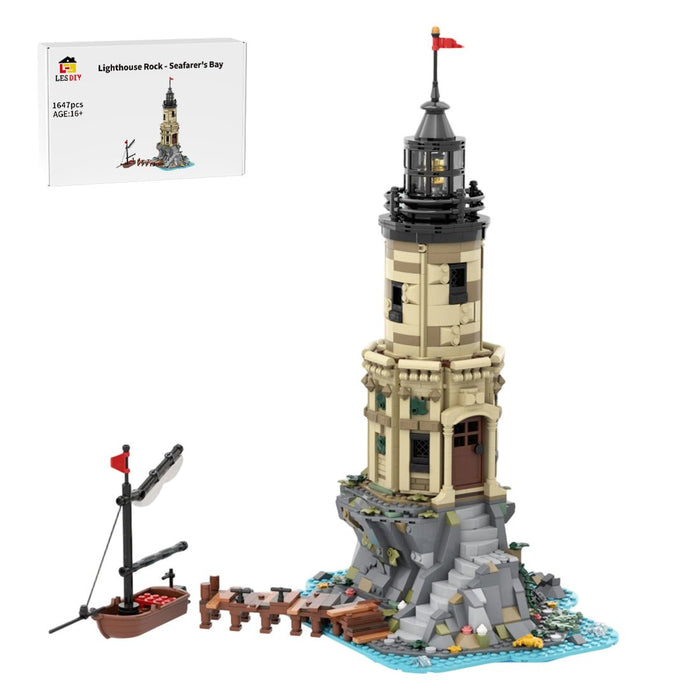 MOC - 253560 Lighthouse Rock - Seafarer's Bay Klemmbausteine - LesDiy - Klemmbausteine