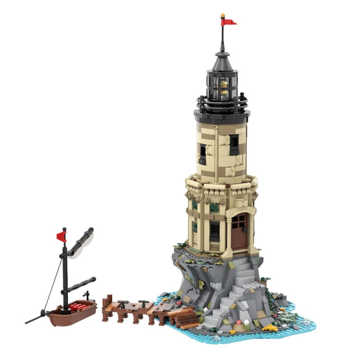 MOC - 253560 Lighthouse Rock - Seafarer's Bay Klemmbausteine - LesDiy - Klemmbausteine