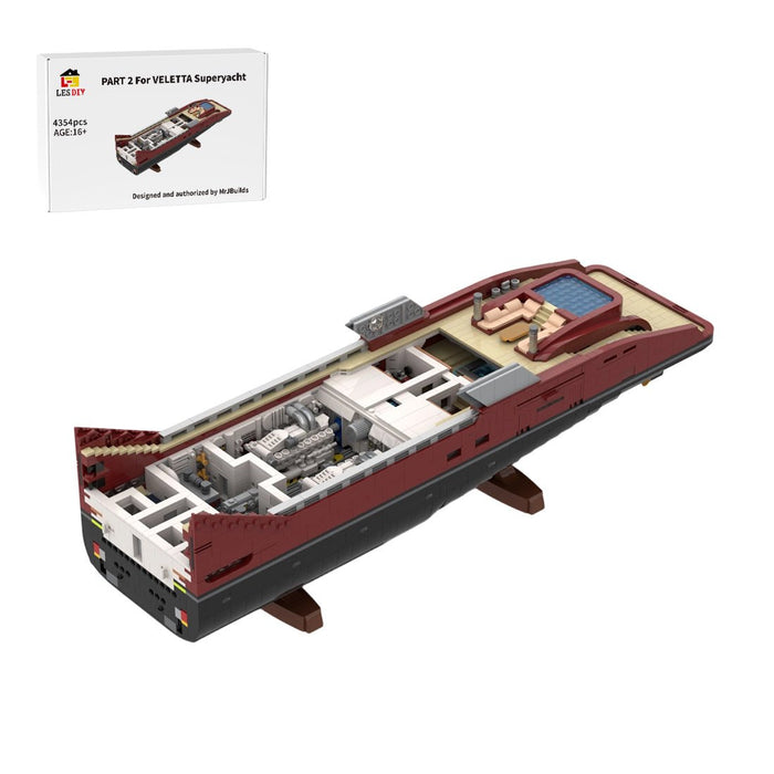 MOC - 254412 VELETTA Superyacht Part 2 Klemmbausteine - LesDiy - Klemmbausteine