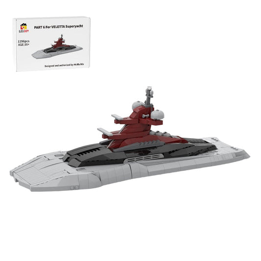 MOC - 254412 VELETTA Superyacht Part 6 Klemmbausteine - LesDiy - Klemmbausteine