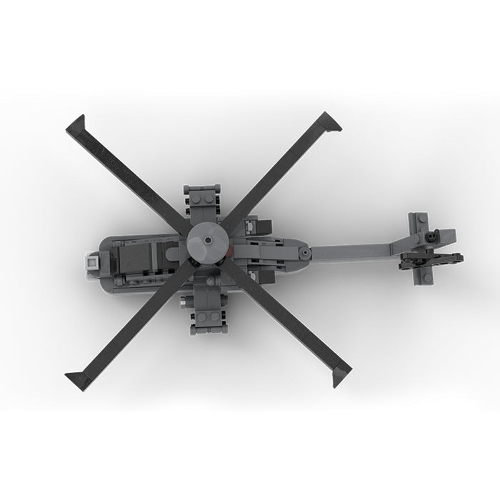 MOC - 254665 1:70 Scale Boeing | AH - 64 APACHE Klemmbausteine - LesDiy - Klemmbausteine