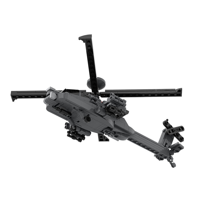 MOC - 254665 1:70 Scale Boeing | AH - 64 APACHE Klemmbausteine - LesDiy - Klemmbausteine