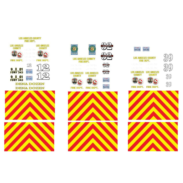MOC-256293 2018 KME Predator Severe Fire Engine LACoFD Klemmbausteine-LesDiy-Klemmbausteine