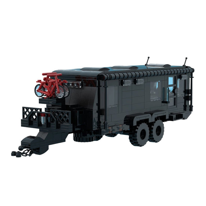 MOC-256628 Revive Caravans Bushtamer MK2 + Dino Motors T-rex Super Duty Facelift Klemmbausteine-LesDiy-Klemmbausteine