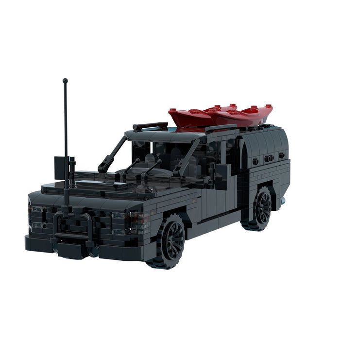 MOC-256628 Revive Caravans Bushtamer MK2 + Dino Motors T-rex Super Duty Facelift Klemmbausteine-LesDiy-Klemmbausteine