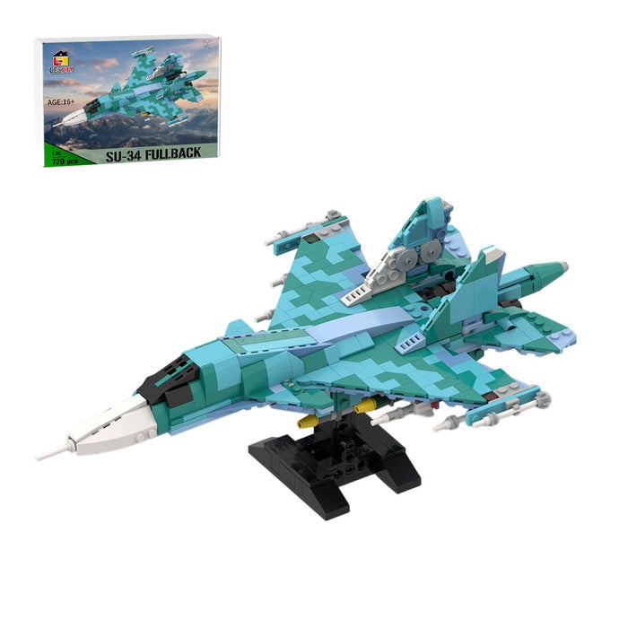 MOC - 258274 1:70 Scale Sukhoi SU - 34 Klemmbausteine - LesDiy - Klemmbausteine