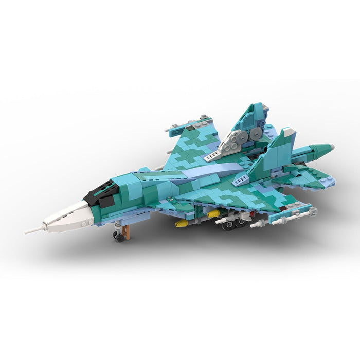 MOC - 258274 1:70 Scale Sukhoi SU - 34 Klemmbausteine - LesDiy - Klemmbausteine