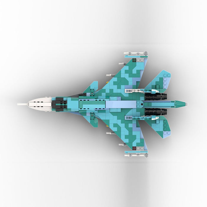 MOC - 258274 1:70 Scale Sukhoi SU - 34 Klemmbausteine - LesDiy - Klemmbausteine