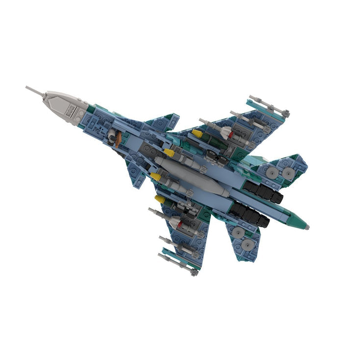 MOC - 258274 1:70 Scale Sukhoi SU - 34 Klemmbausteine - LesDiy - Klemmbausteine