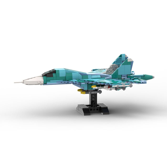 MOC - 258274 1:70 Scale Sukhoi SU - 34 Klemmbausteine - LesDiy - Klemmbausteine