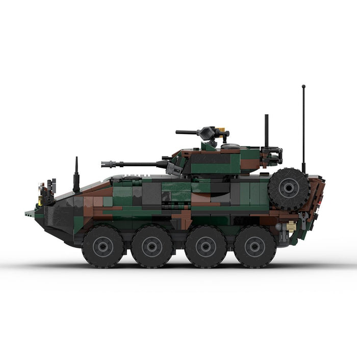 MOC - 259238 1:35 Scale (v2) Light Armoured Vehicle LAV - 25 Klemmbausteine - LesDiy - Klemmbausteine