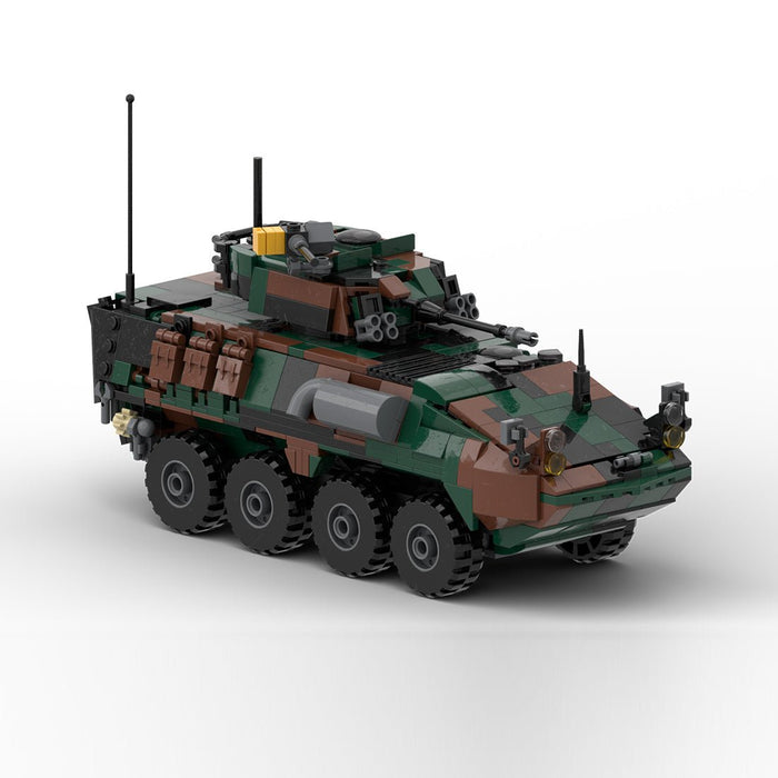 MOC - 259238 1:35 Scale (v2) Light Armoured Vehicle LAV - 25 Klemmbausteine - LesDiy - Klemmbausteine