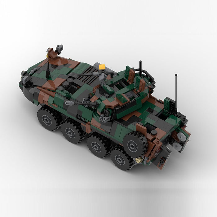 MOC - 259238 1:35 Scale (v2) Light Armoured Vehicle LAV - 25 Klemmbausteine - LesDiy - Klemmbausteine