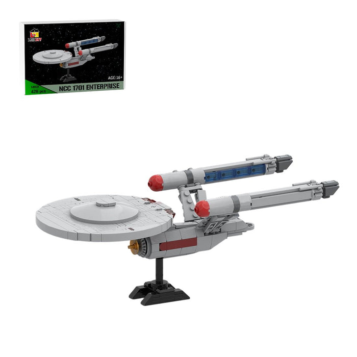 MOC - 261221 1:1500 Scale Star Trek NCC 1701 ENTERPRISE Klemmbausteine - LesDiy - Klemmbausteine