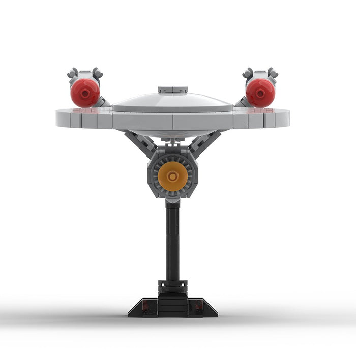 MOC - 261221 1:1500 Scale Star Trek NCC 1701 ENTERPRISE Klemmbausteine - LesDiy - Klemmbausteine