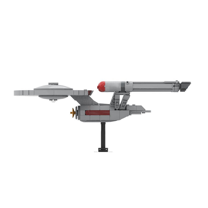 MOC - 261221 1:1500 Scale Star Trek NCC 1701 ENTERPRISE Klemmbausteine - LesDiy - Klemmbausteine