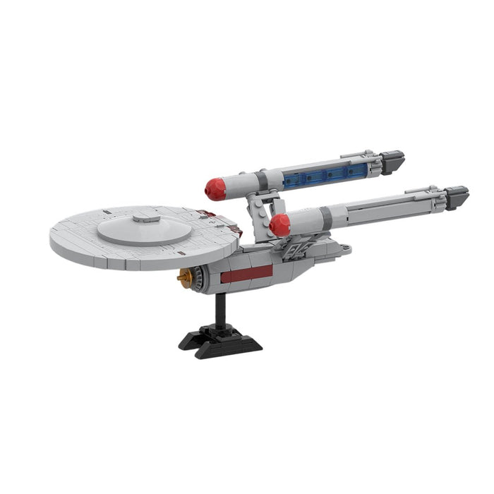 MOC - 261221 1:1500 Scale Star Trek NCC 1701 ENTERPRISE Klemmbausteine - LesDiy - Klemmbausteine