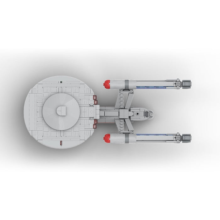 MOC - 261221 1:1500 Scale Star Trek NCC 1701 ENTERPRISE Klemmbausteine - LesDiy - Klemmbausteine