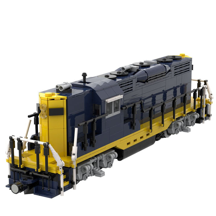 MOC - 79701 Santa Fe GP9 Klemmbausteine - LesDiy - Klemmbausteine