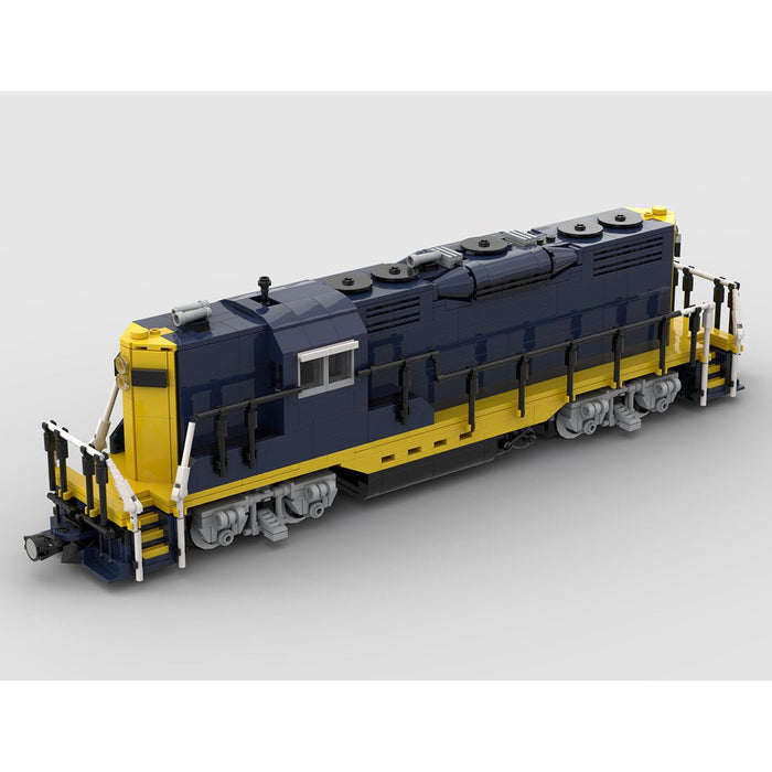 MOC - 79701 Santa Fe GP9 Klemmbausteine - LesDiy - Klemmbausteine