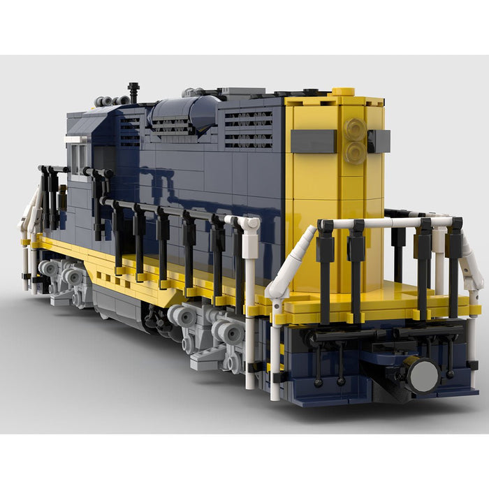 MOC - 79701 Santa Fe GP9 Klemmbausteine - LesDiy - Klemmbausteine