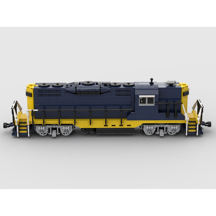 MOC - 79701 Santa Fe GP9 Klemmbausteine - LesDiy - Klemmbausteine