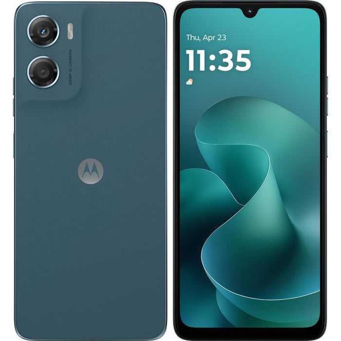 Moto Smart Phone G06 4G, 4GB & 128GB, 6.8Inch, 5200Mah, Blue
