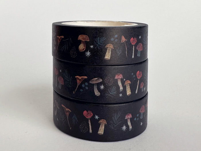 Mushrooms in Autumn Washi Tape