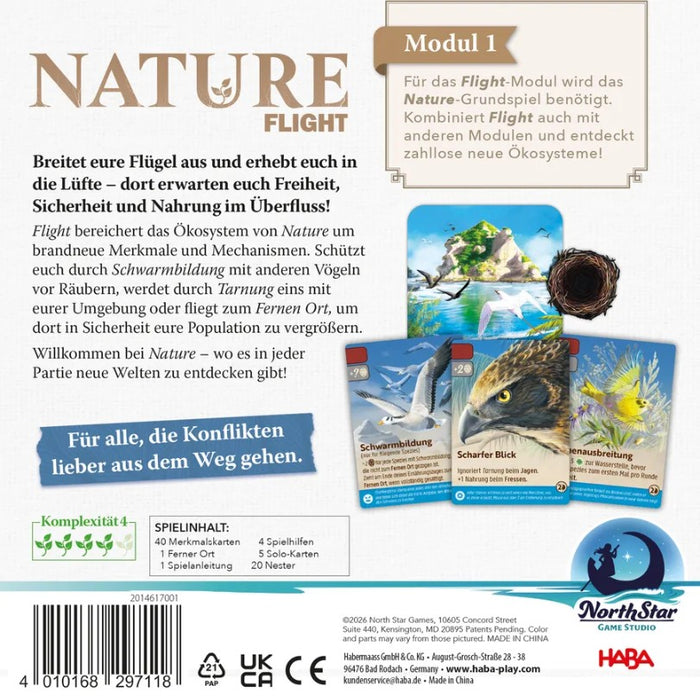 Nature Flight (Modul 1) - Mehr Komplexität für das Kartenspiel Nature
