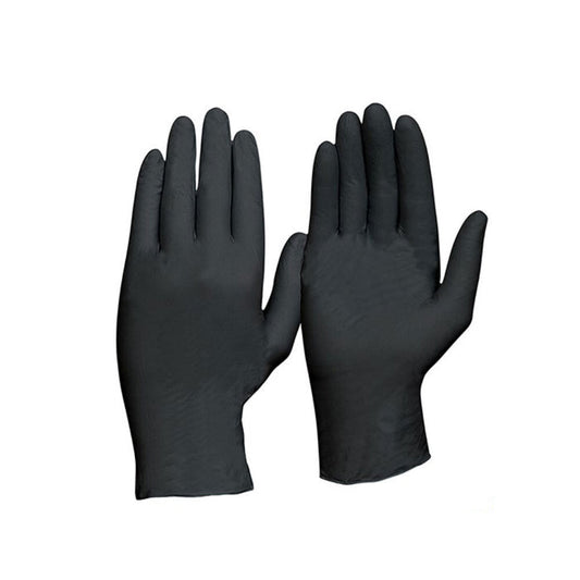 Nitrile Disposable Gloves Black -Large