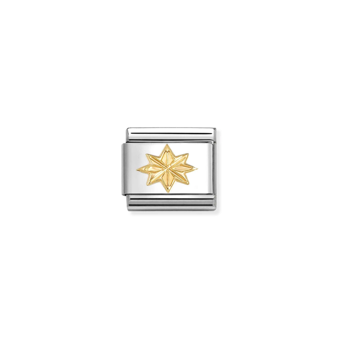 Nomination Classic 18K Gold WindRose Charm