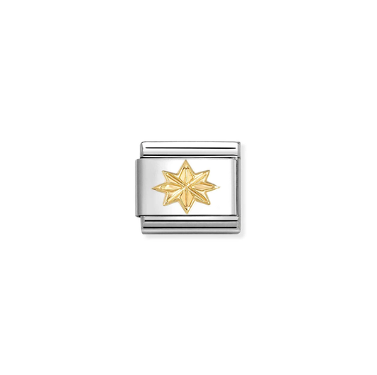 Nomination Classic 18K Gold WindRose Charm